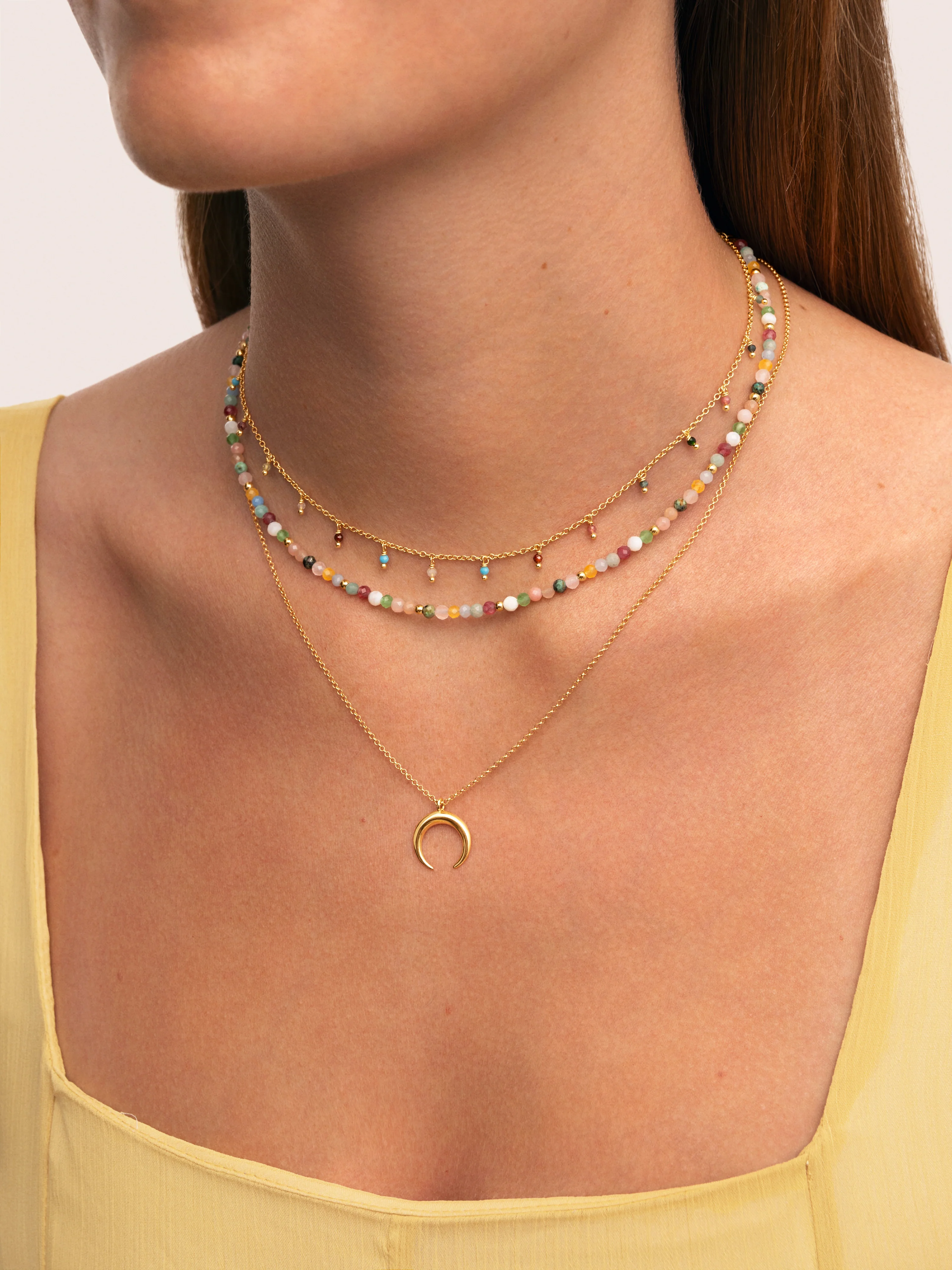 Moonset Gold Necklace - Image 4